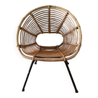 Fauteuil rotin par Rohe Noordwolde