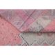 1970s Vintage Turkish Oushak Handmade Wool Cotton Pink Runner Rug 93x327