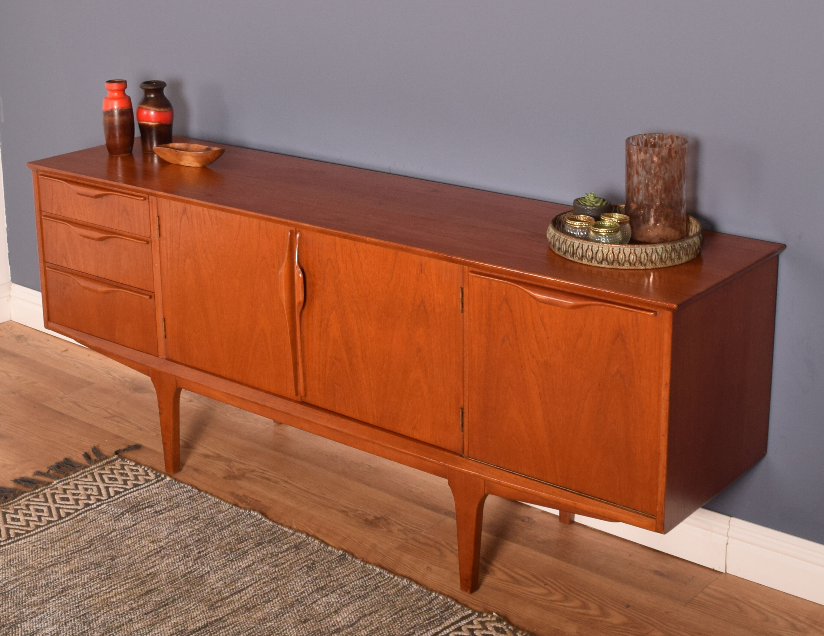 Restored Teak 1960s Retro Long Jentique Sideboard