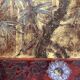 A.Bouverat Lacquered panel of Chinese inspiration hand painted 20th century