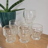 Set of 6 small 1930s glasses