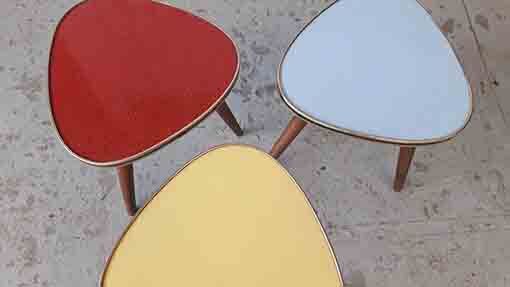 Set of vintage tables