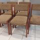 Suite of 6 vintage Baumann dining chairs 1970