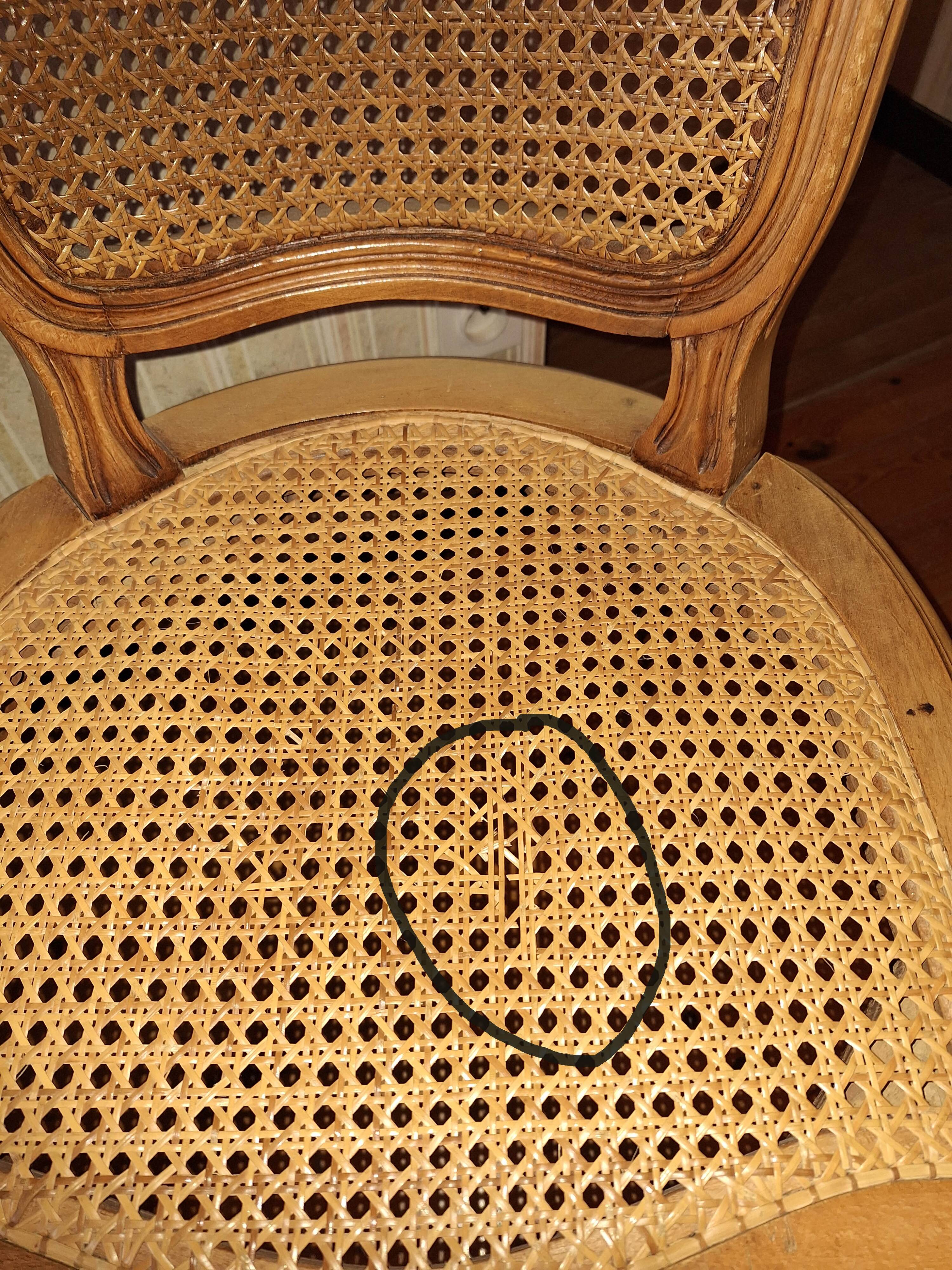 Four dining room chairs