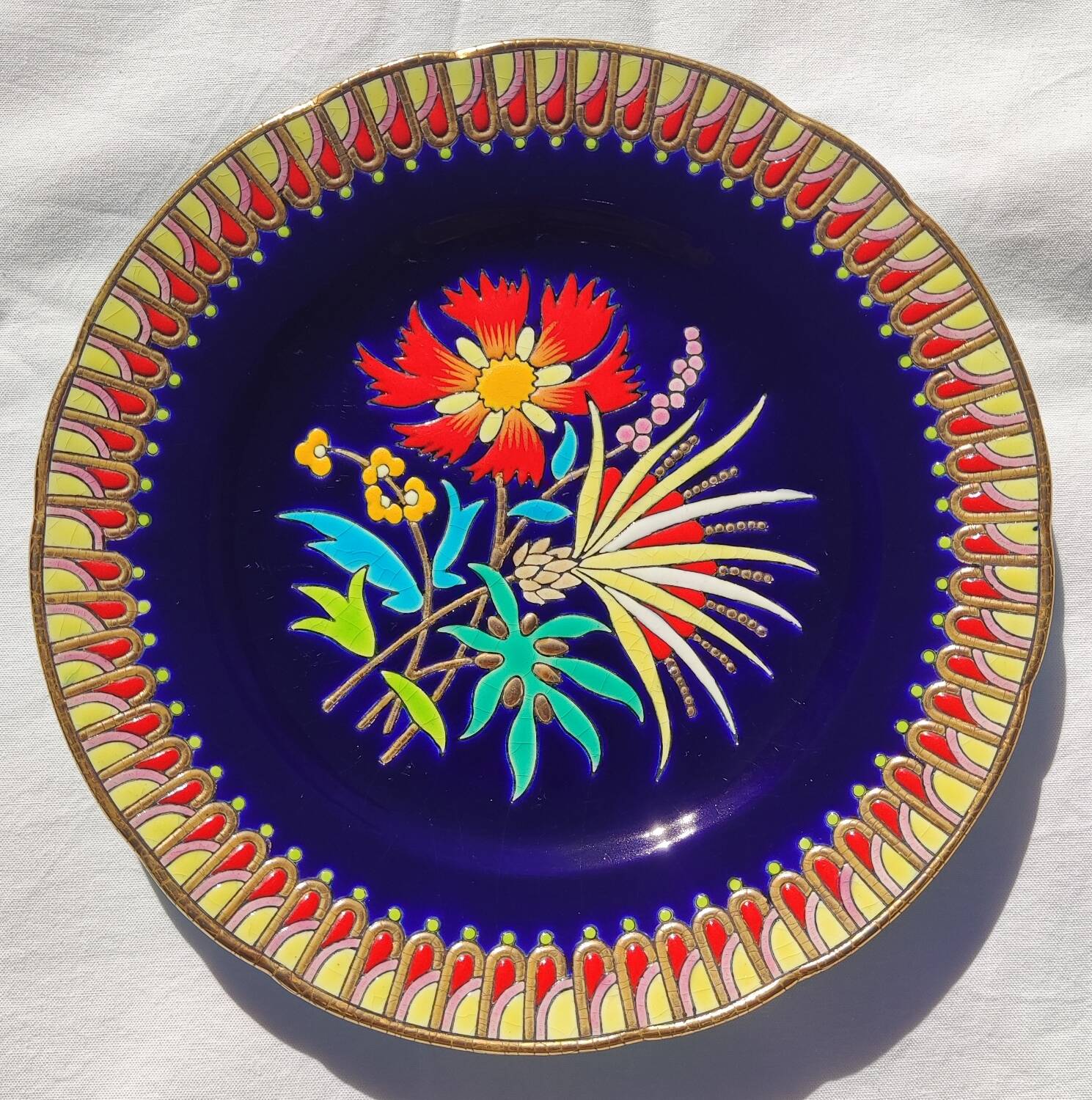 Longwy enamel plates - Palermo model