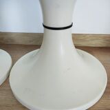 Set of 3 white tam tam stools