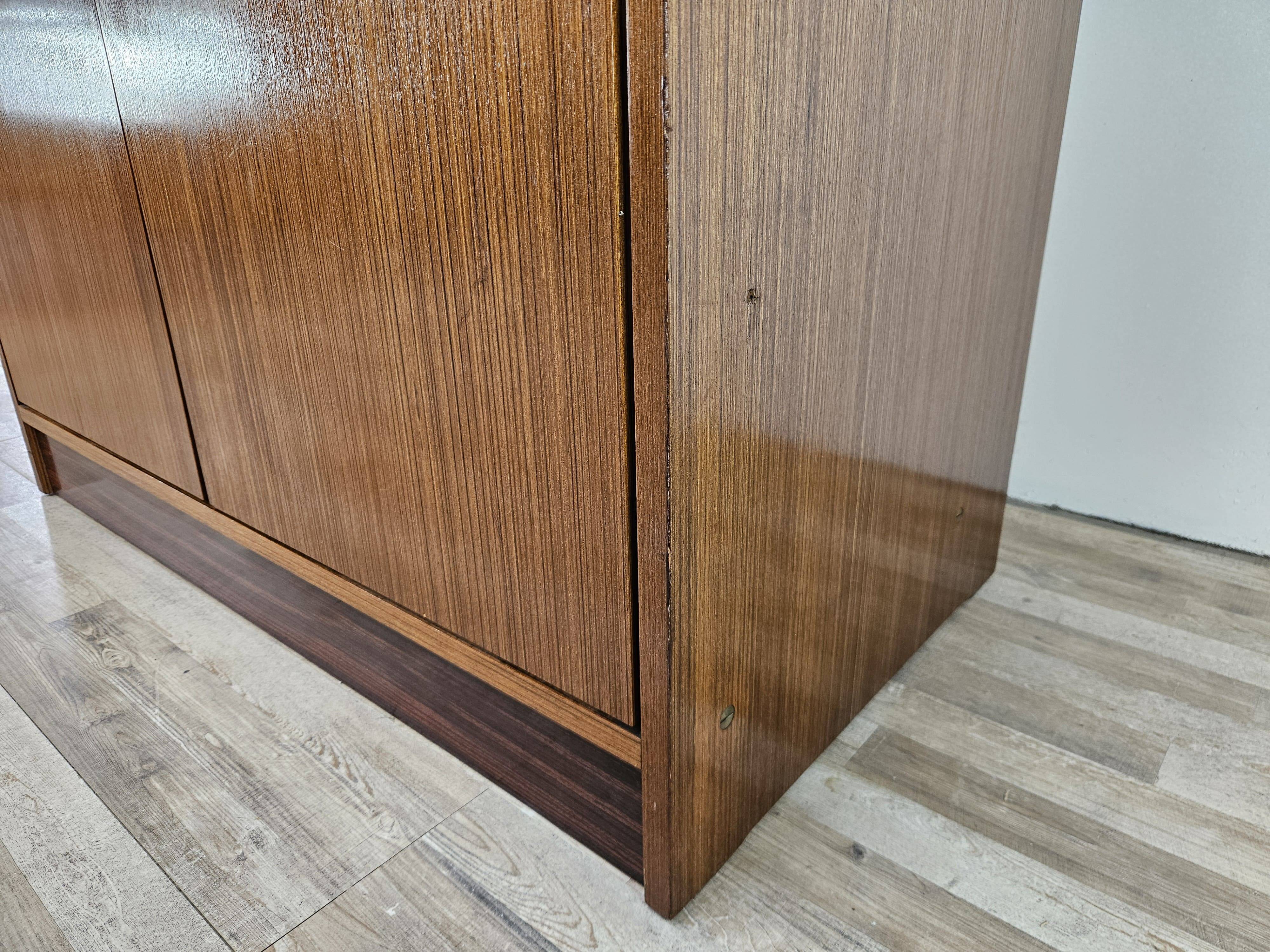 Vintage 1960s two-door wardrobe