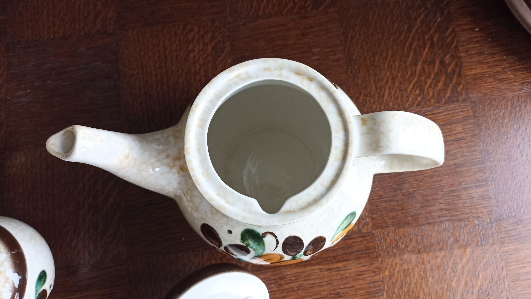 Part of coffee service Boch La Louvière - Corfu