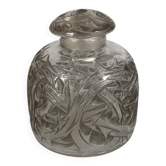 Flacon En Verre Patiné René Lalique (1860-1940) Modèle "Epines" Art Déco
