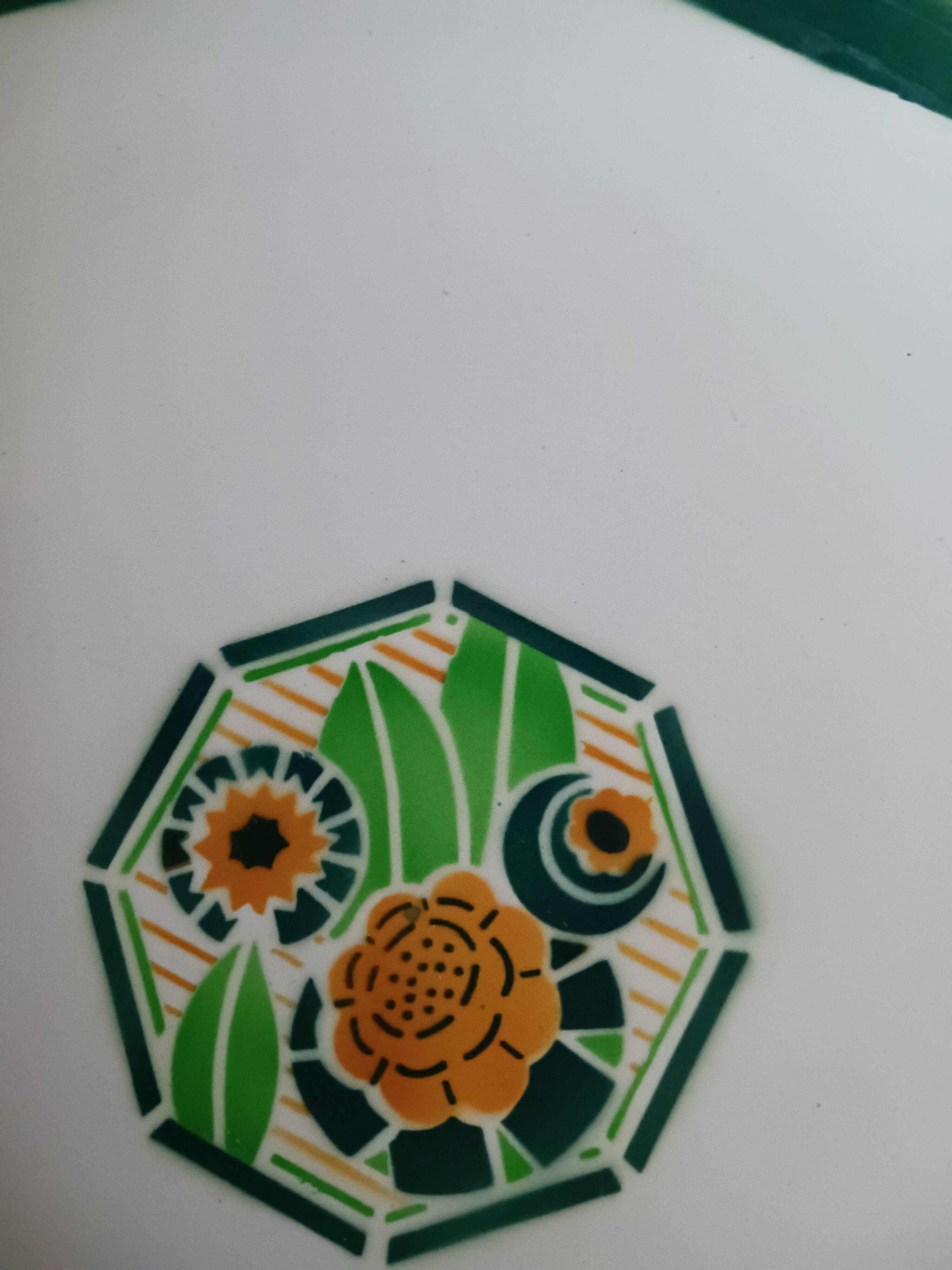 Art Deco fruit bowl from Sarreguemines