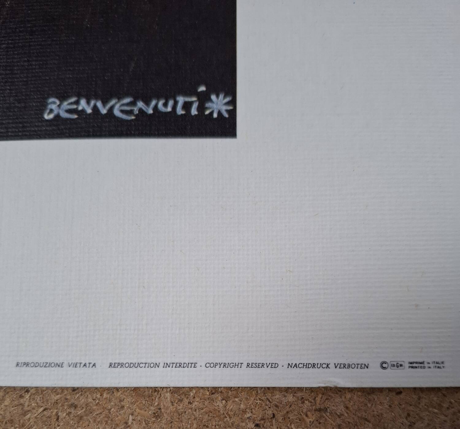 Lithograph by Riccardo Benvenuti 70's