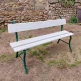 Rustic garden bench