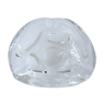 Sèvres transparent colorless crystal triangular ashtray