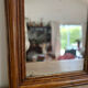 Antique Louis Philippe mirror with wooden plate