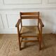 Armchair in elm and straw Maison Regain