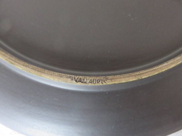 André Baud, Vallauris, grand plat en céramique, faïence émaillée, 1950 1960