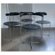 4 chaises pliantes « Soley », V. Hardarson pour Kusch & Co, années 80