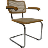 Cesca chair B64 with armrests by Marcel Breuer Design