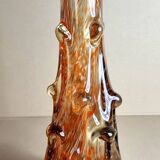 Murano glass vase with buttons pulled 50s