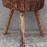 Brutalist low stool