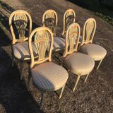 6 louis XVI hot air balloon chairs