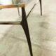 Coffee table Italian design 1960 restored black, chrome and smoked glass