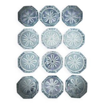 24 sous-verres vintage en cristal
