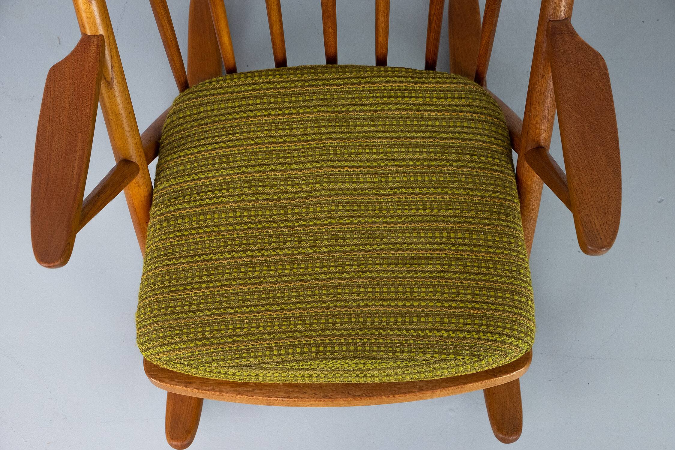 Midcentury Teak Rocking Chair by Frank Reenskaug for Bramin, 1960s