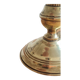 Pair of brass candle holders