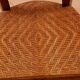 Antique chair with woven straw seat – French rustic style