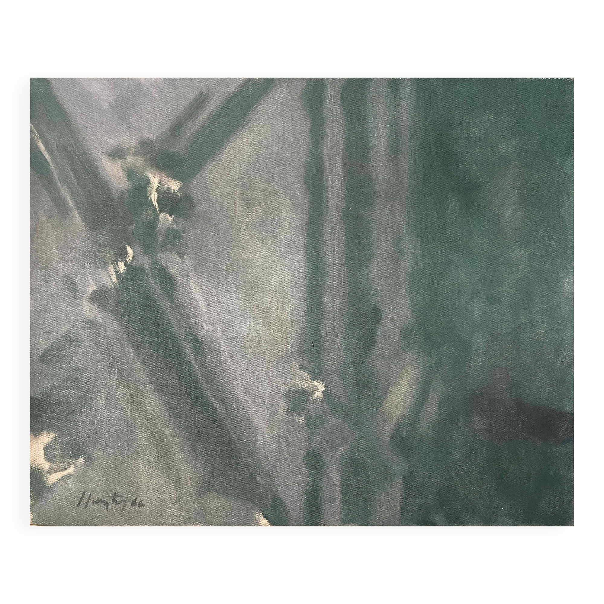 HST painting "Abstraction" Guy Feinstein (1929-2008) Narrative figuration