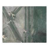 Tableau HST "Abstraction" Guy Feinstein (1929-2008) Figuration narrative