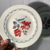 Art Deco service, Digoin Sarreguemines model, canes