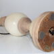 Marble and wood lamp base 400mm (without shade)