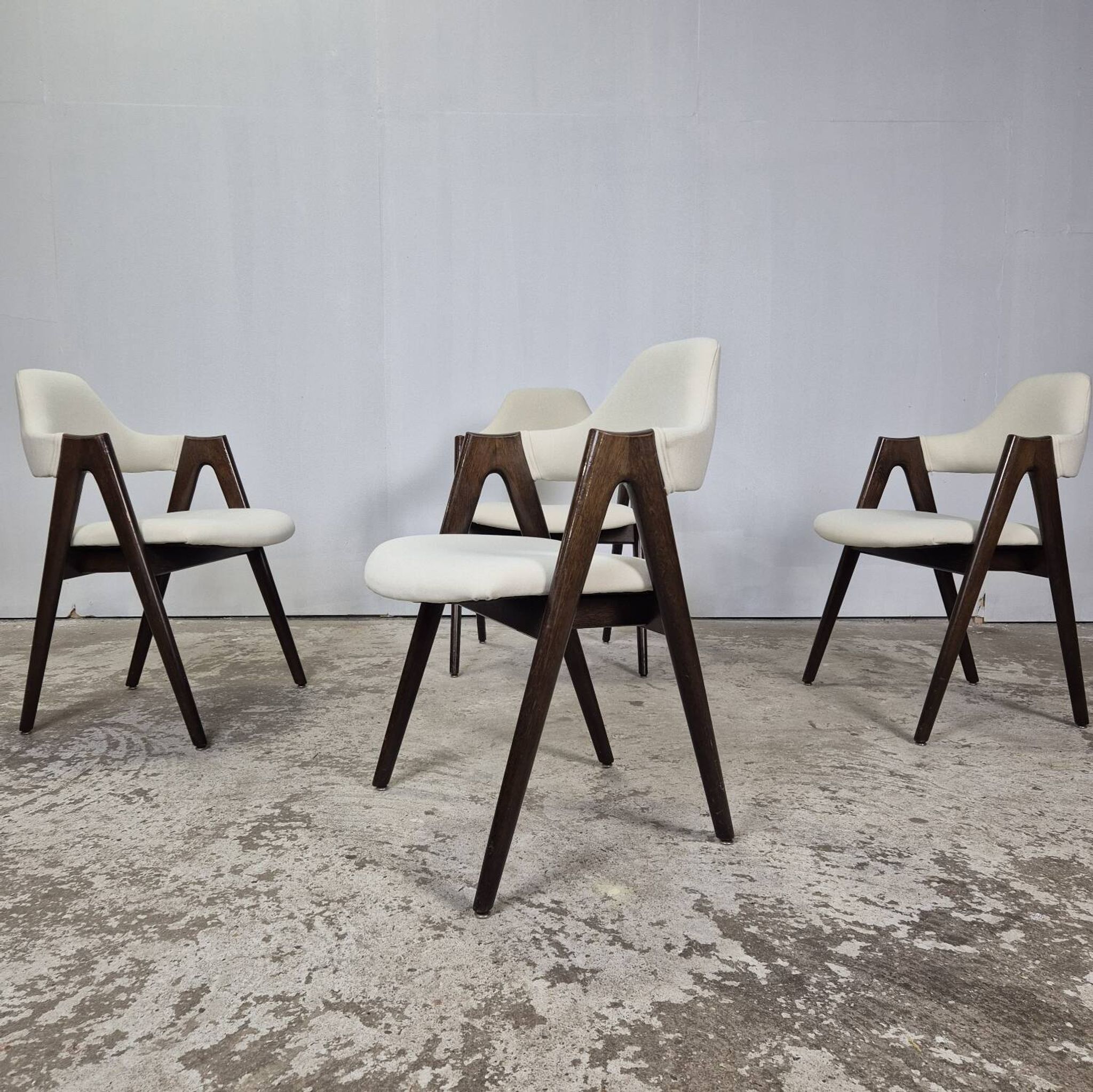 Danish vintage dining chair 'Compass Chair' by Kai Kristiansen