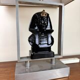 Ceramic desk lamp signed Paolo Traversi Italy circa 1975-1980