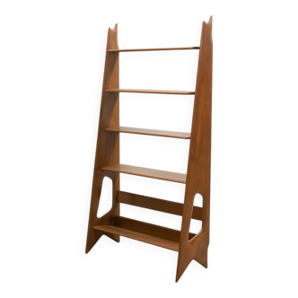 Oak bookcase – attributed to Pierre Cruège (1950s)