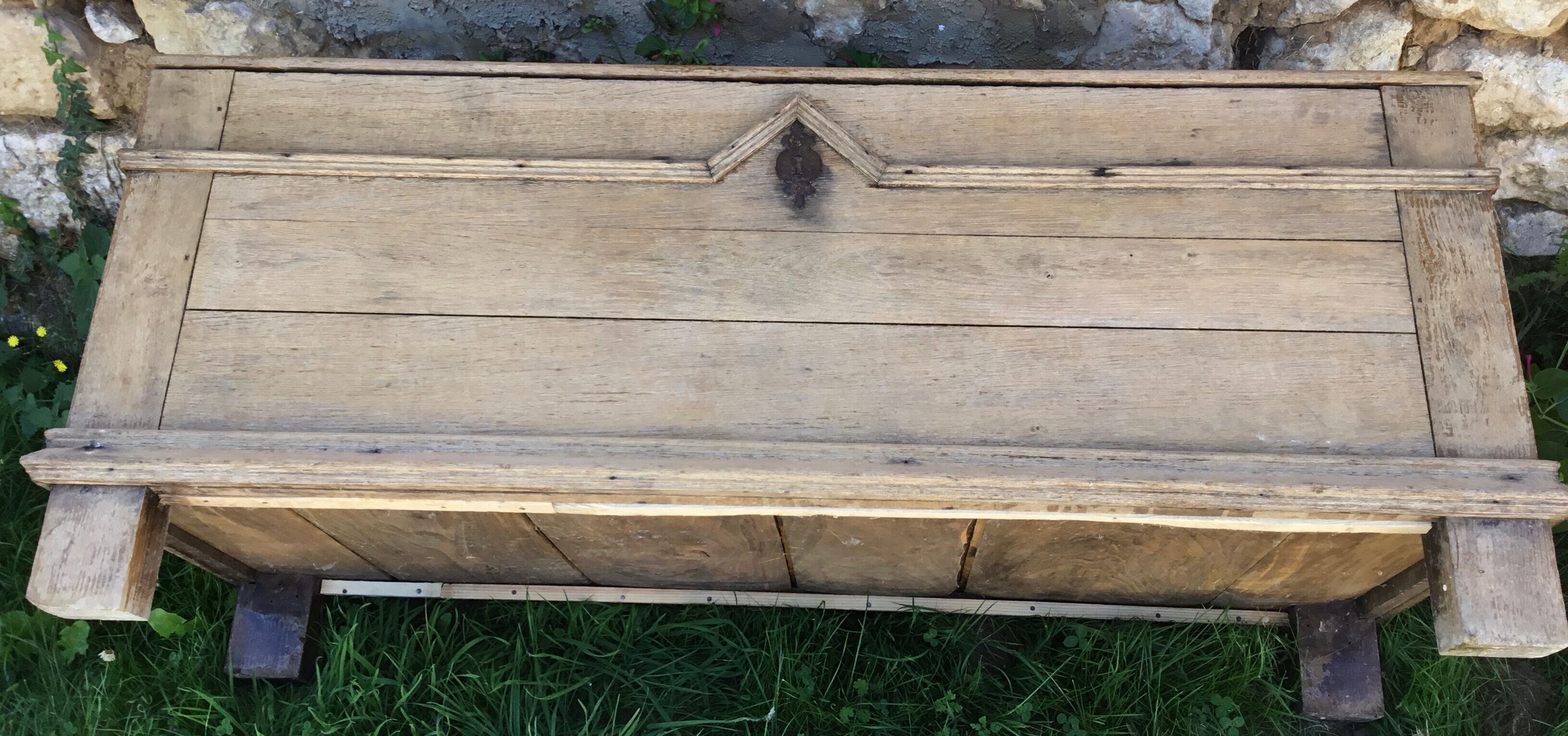 Louis XIII style oak chest