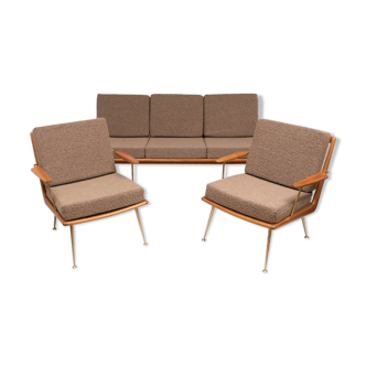 1950s Boomerang Sofa & 2 Chairs by Hans Mitzlaff for Soloform Germany