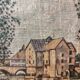 Vintage oil on canvas Moret sur Loing