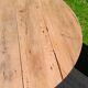 Antique round walnut table – sanded solid wood top