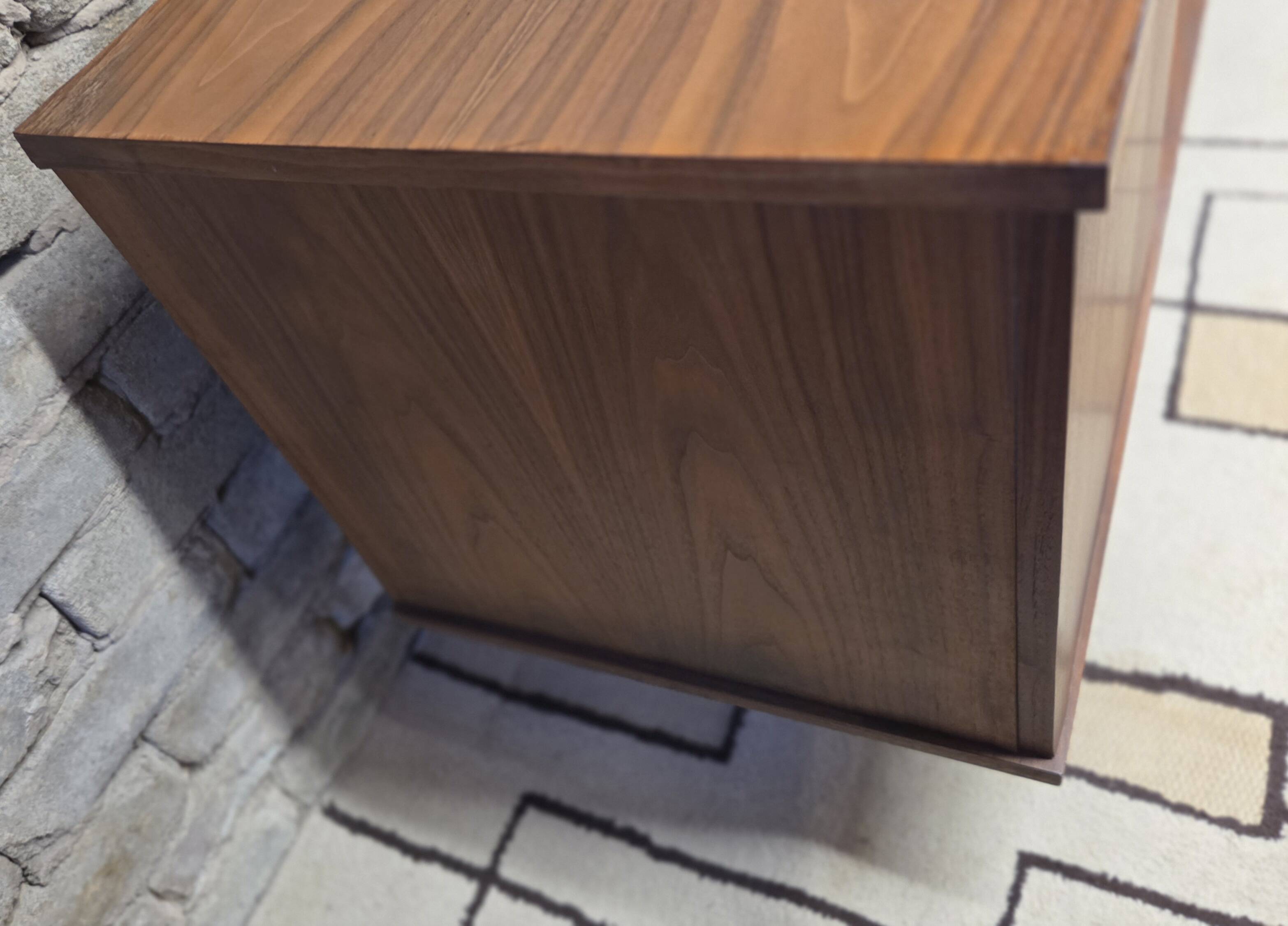 Vintage teak Scandinavian bar cabinet from the 1960s.