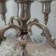 5-headed metal candlestick