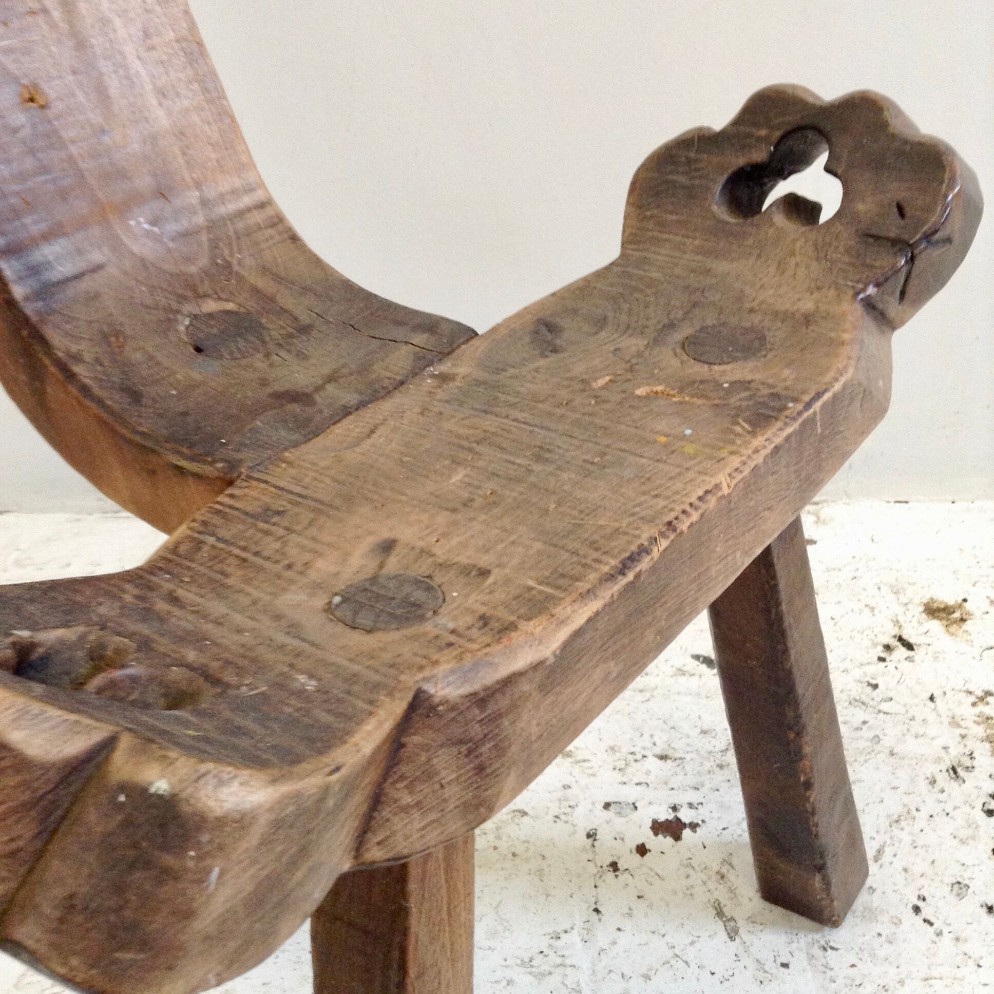 Brutalist low chairs