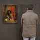 Antique Italian character painting from the 19th century