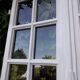 Oak window H96,8xL80,5cm old small tiles