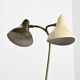 Double-arm adjustable reading floor lamp by J.J.M. Hoogervorst, Anvia, circa 1950.