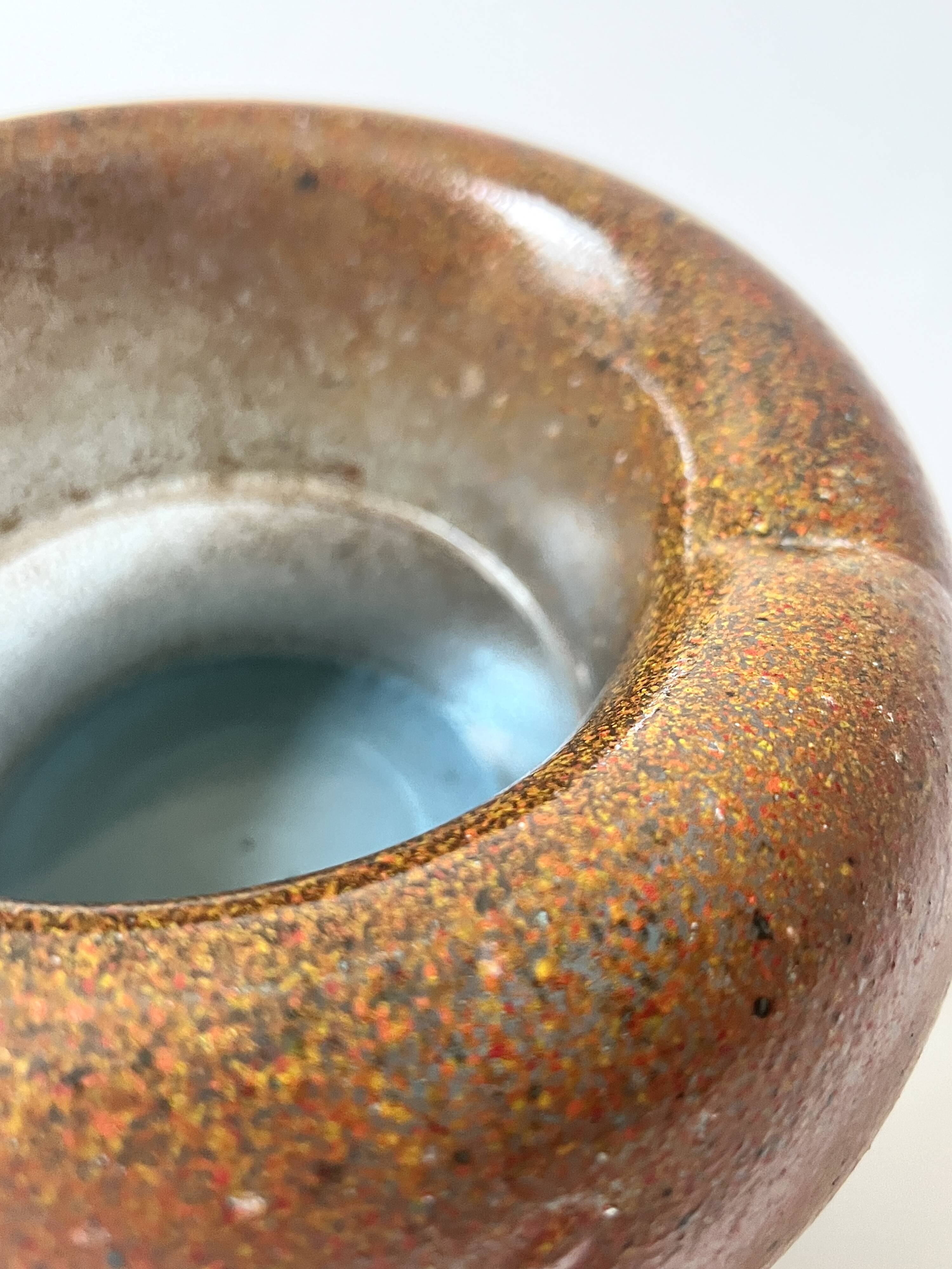 Glass trinket tray, Master glassmaker Werner Manesse, design 1970