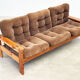 1970s pine sofa set
