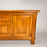 France Maison Raigan Style Elm Sideboard, 1970s